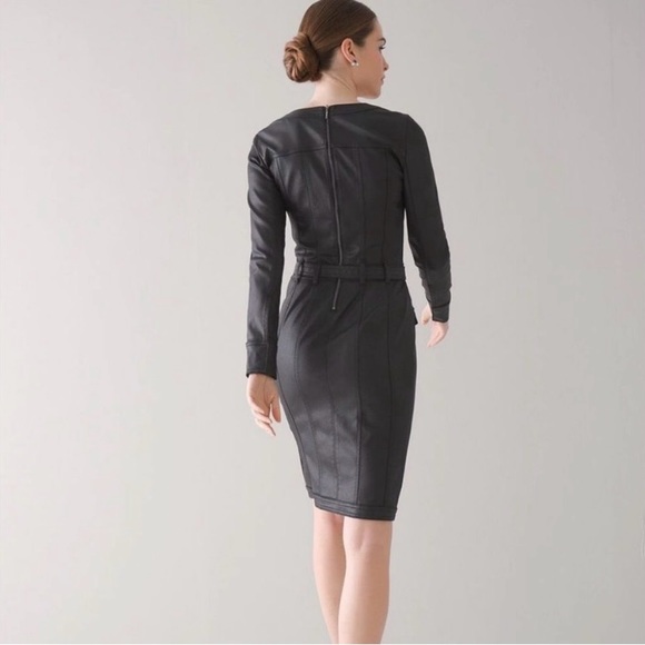 White House Black Market Coated Denim Dress - Picture 2 of 10